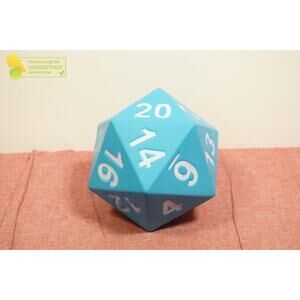 Kess Jumbo Foam Dice Game, Blue